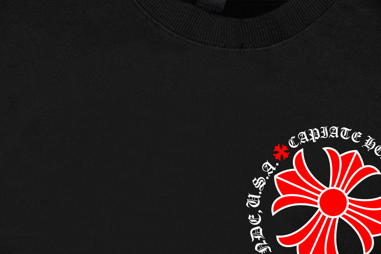 Chrome hearts Black Long sleeve Cross Sweater