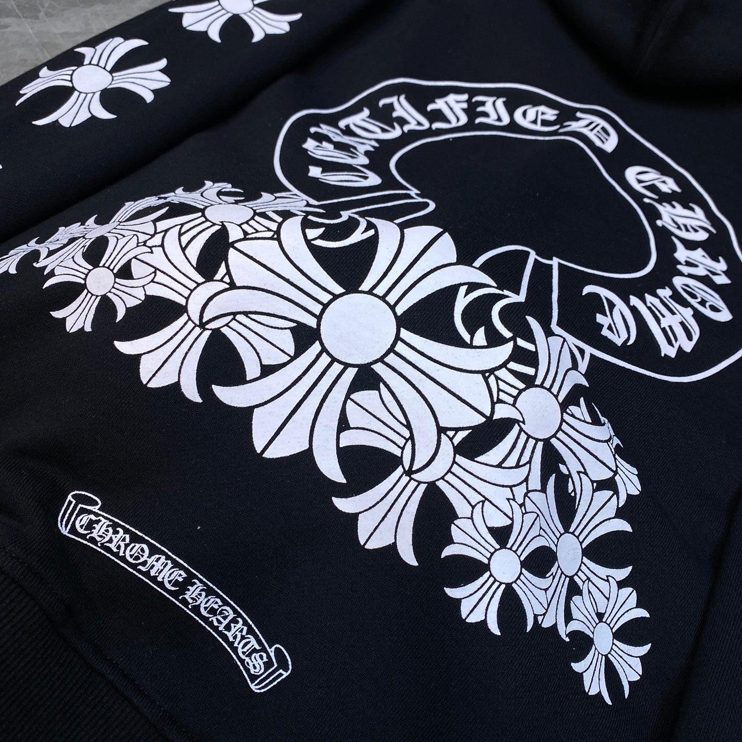 Chrome hearts Black Cross hoodie