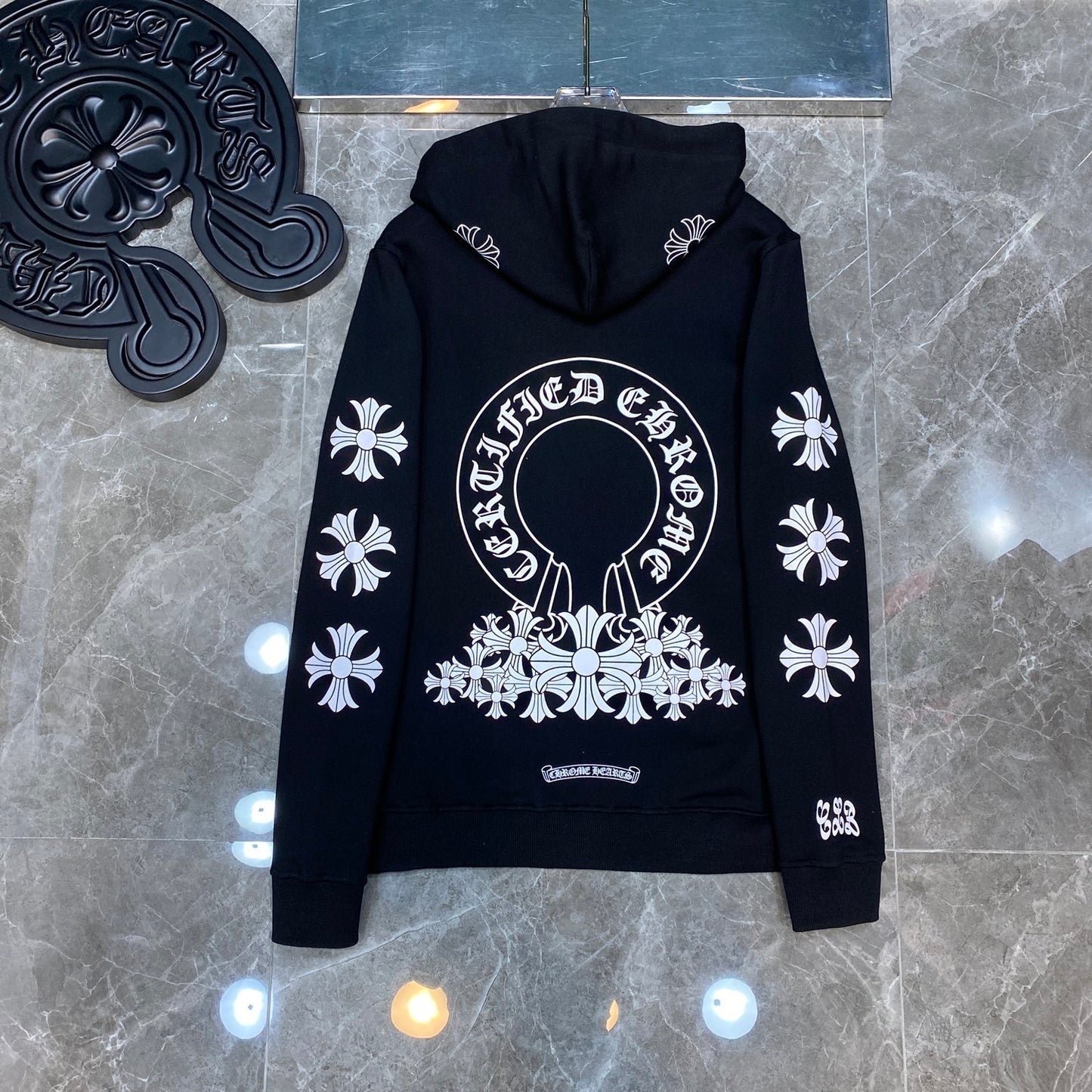 Chrome hearts Black Cross hoodie