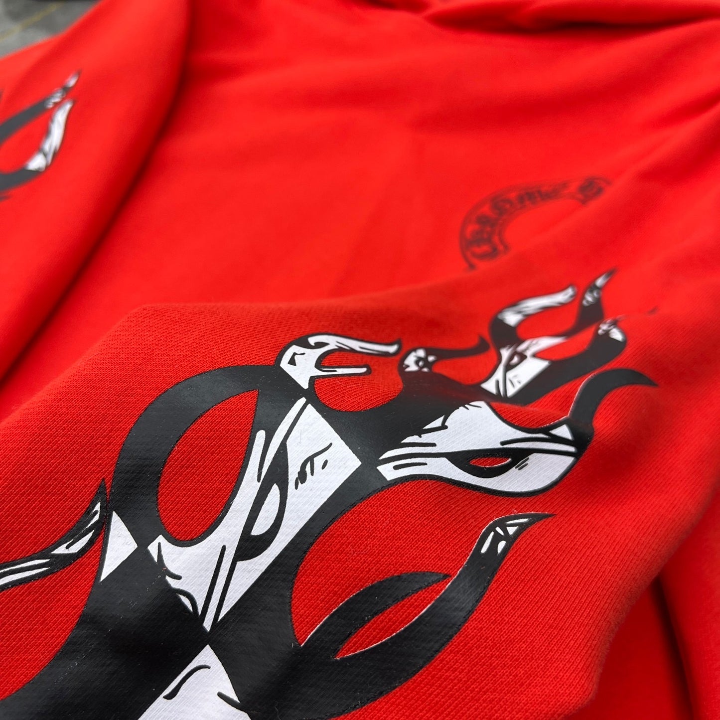 Chrome hearts Red Race Cross Sweater
