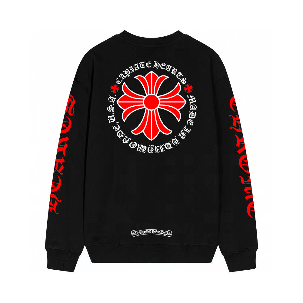 Chrome hearts Black Long sleeve Cross Sweater