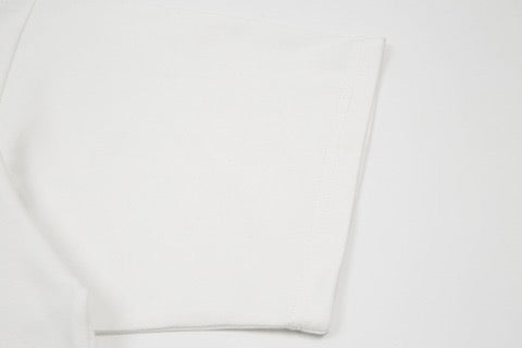 Chrome heart White leather Cross Patch Tee
