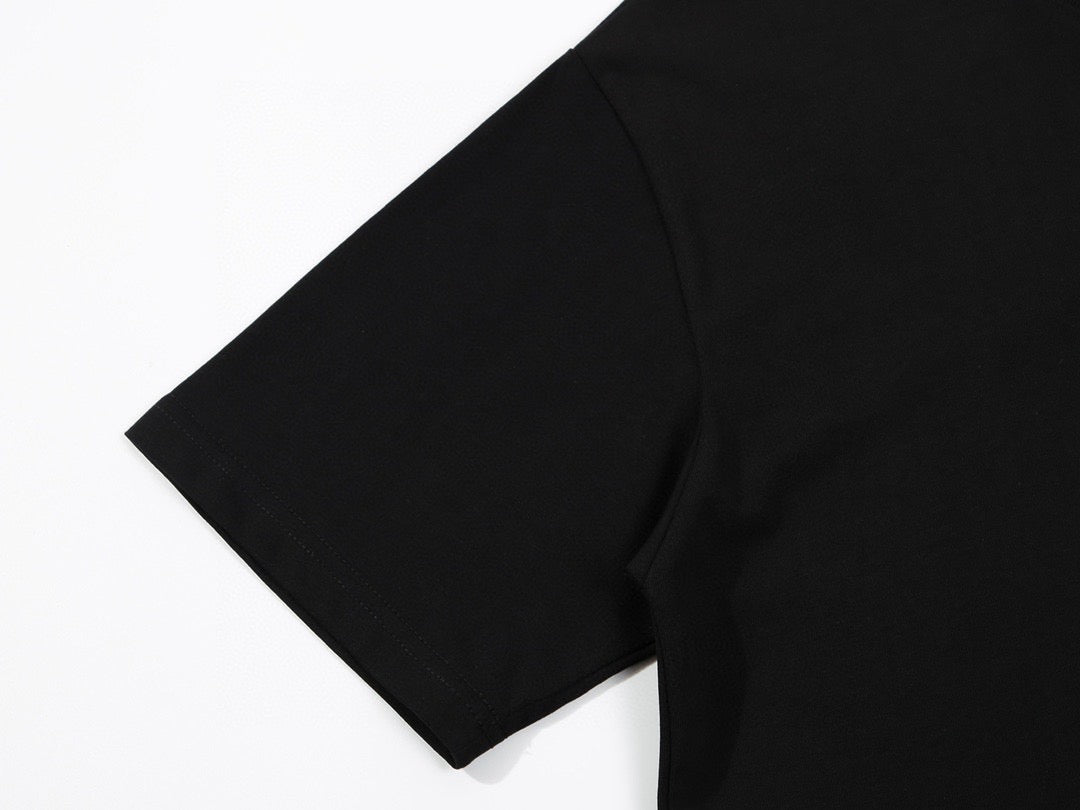MONCLER- White Patch Logo T-shirt