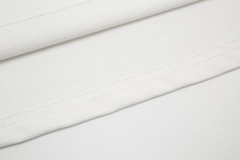 Chrome heart White leather Cross Patch Tee