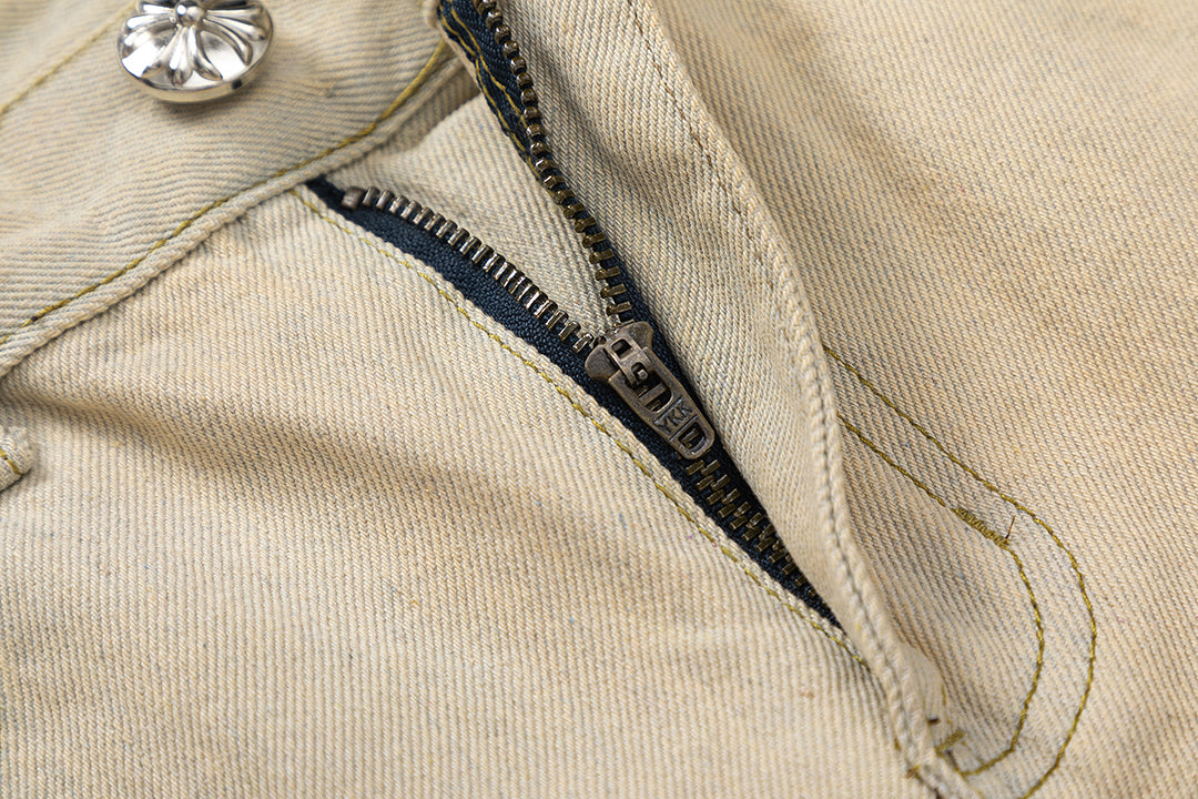 Chrome Hearts Washed Beige pants