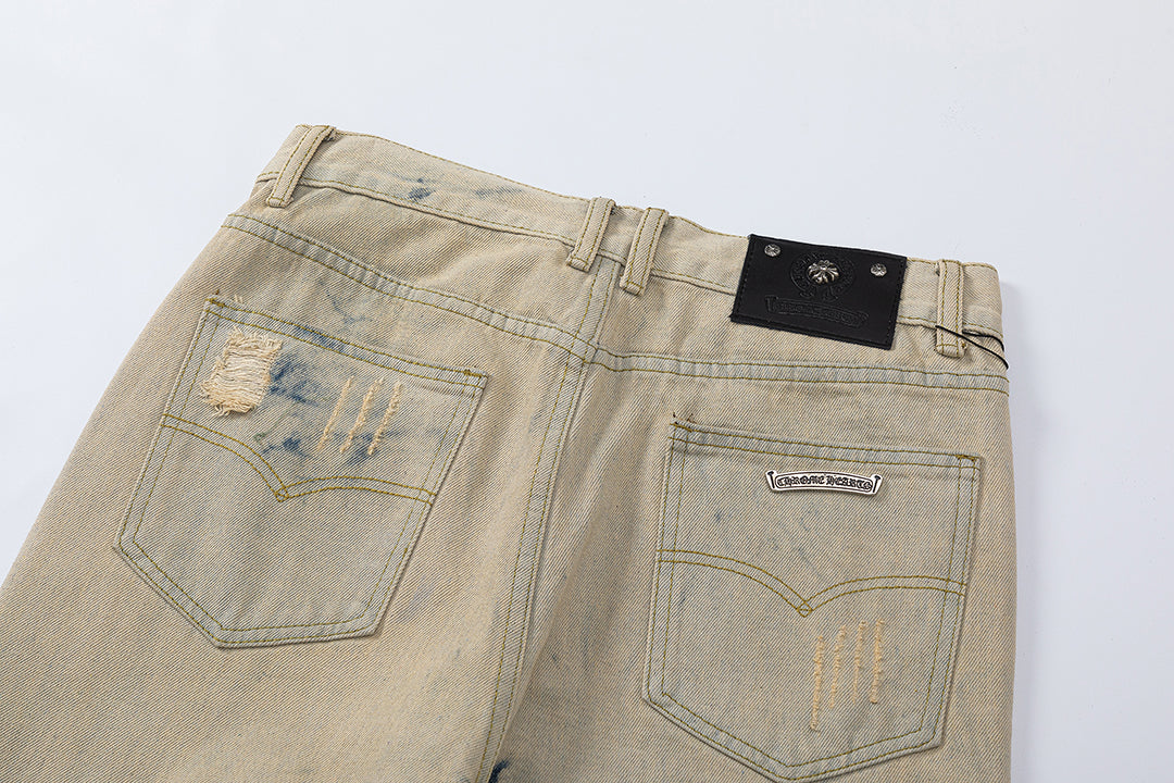 Chrome Hearts Washed Beige pants
