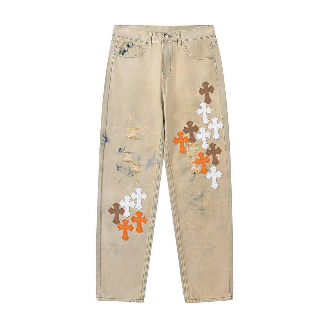 Chrome Hearts Washed Beige pants