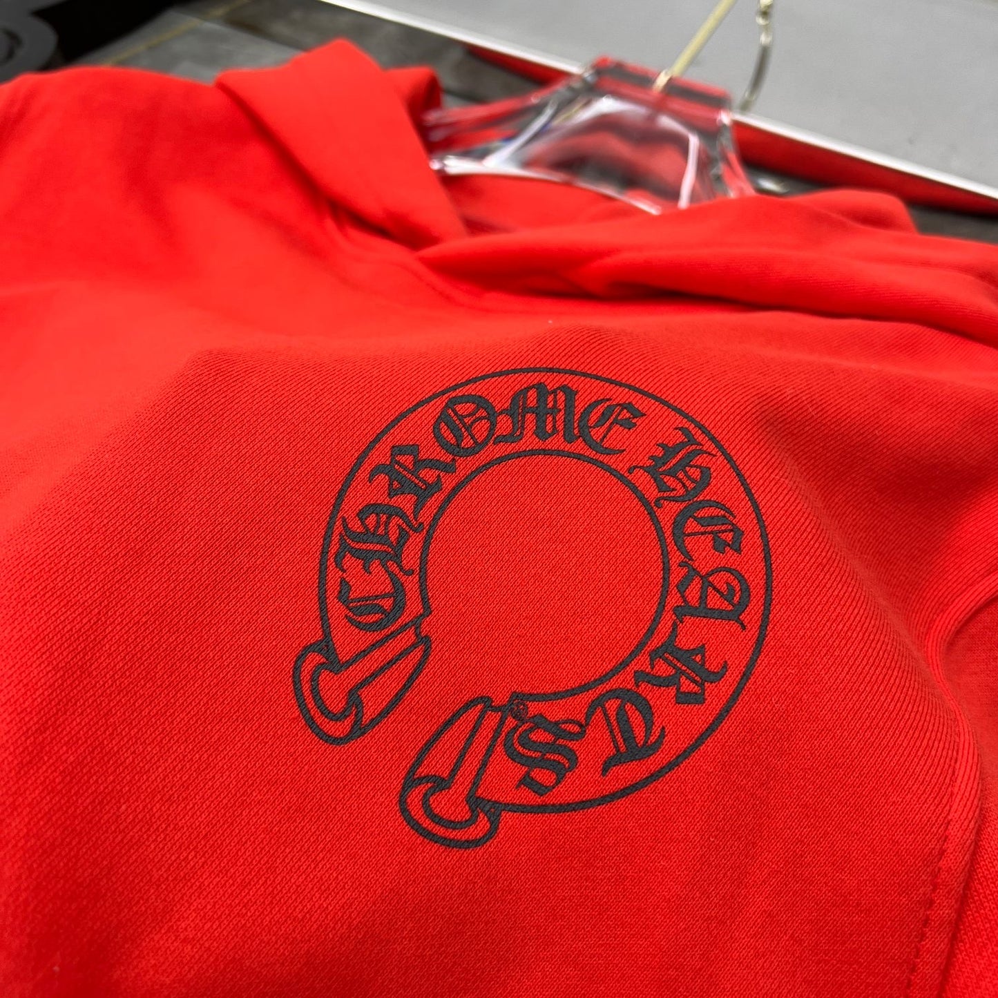 Chrome hearts Red Race Cross Sweater