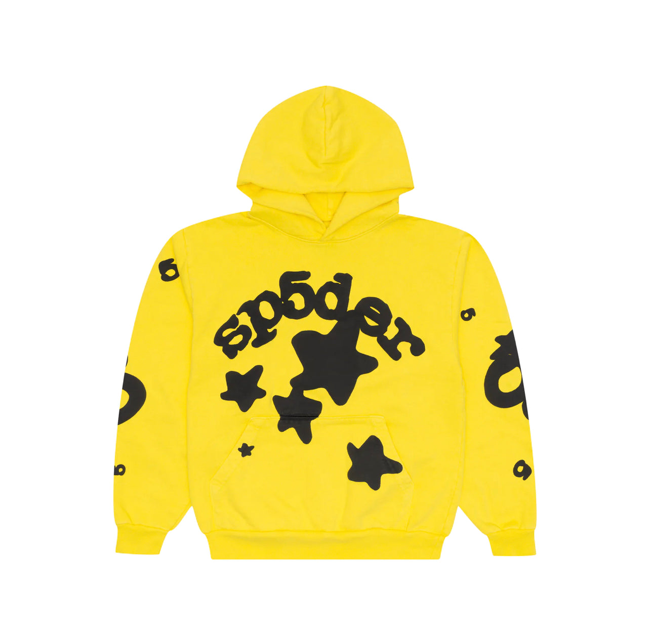 SP5DER- Spider Worldwide Yellow Hoodie