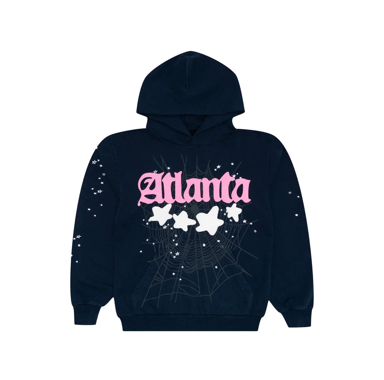 SP5DER- Spider Worldwide Atlanta Hoodie Navy