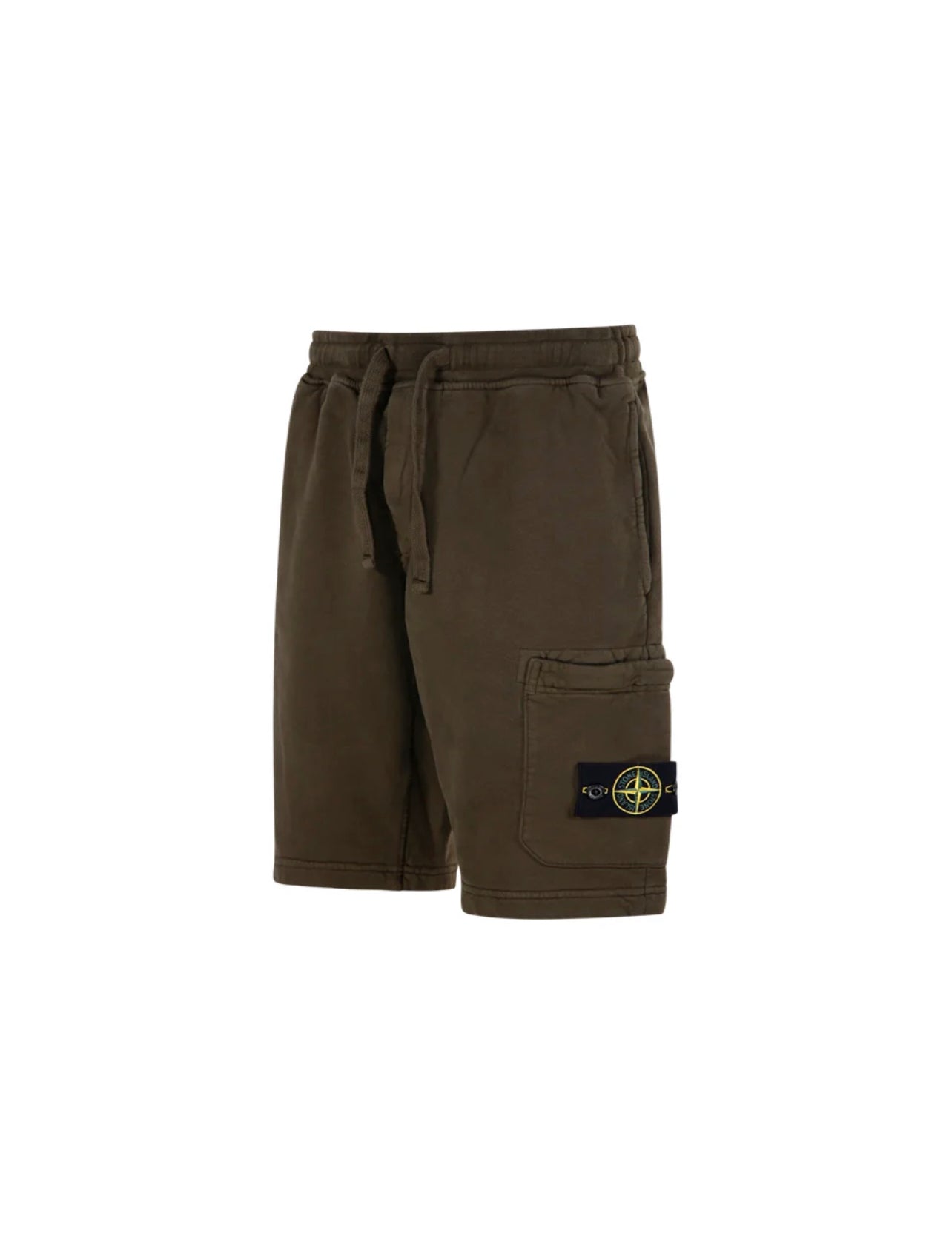 STONE ISLAND - Drawstring Logo Patch Shorts