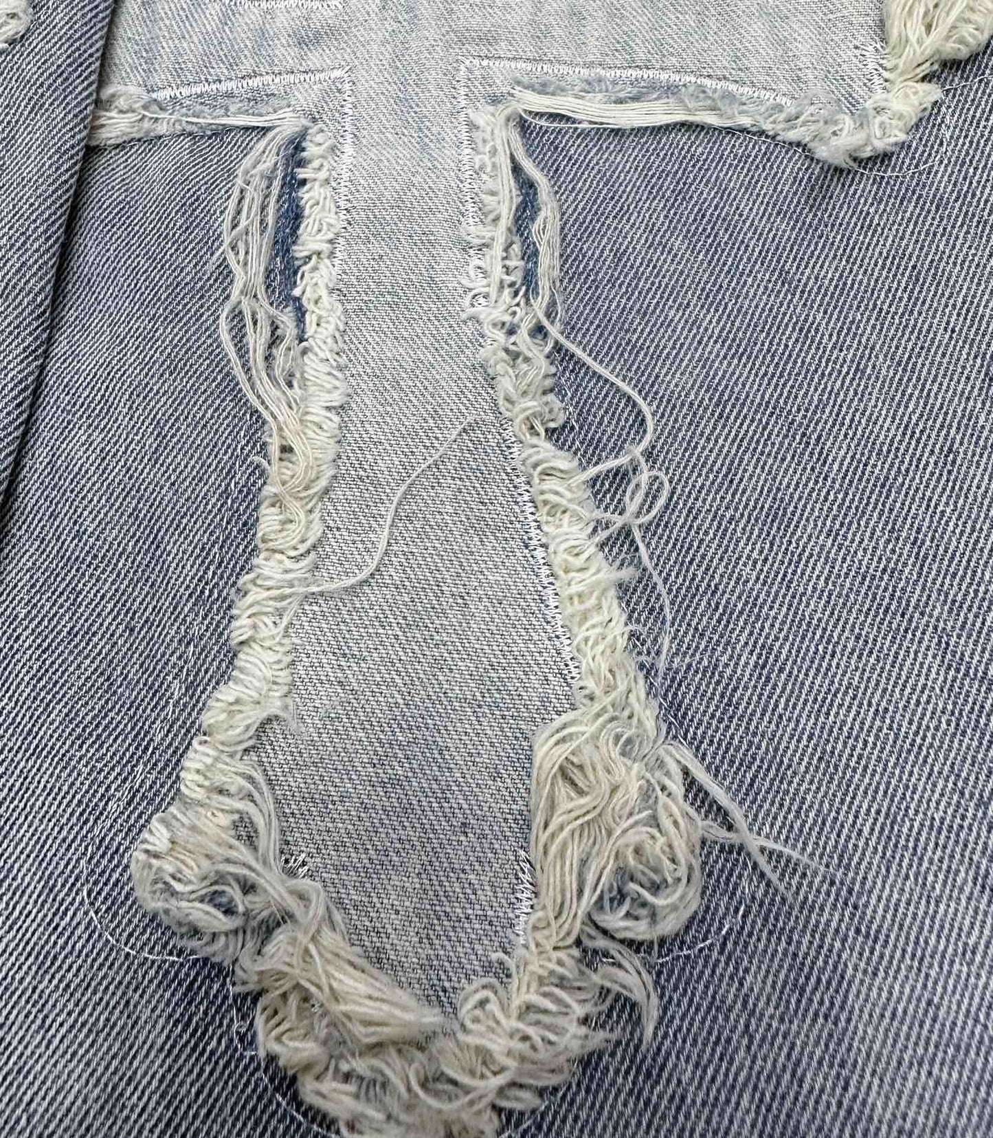 Chrome Hearts Cross washed Blue Denim