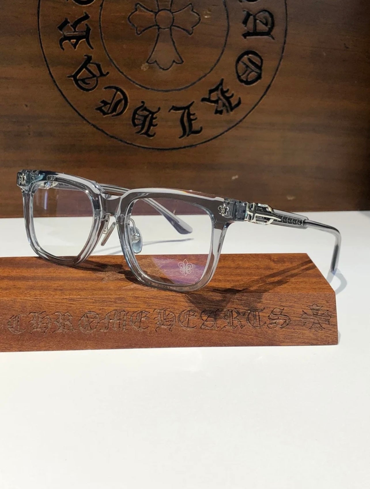 Chrome Hearts Cool Grey & silver frames