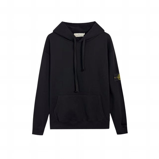 STONE ISLAND - Black Fleece Sweater