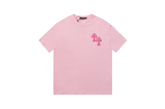 Chrome hearts Washed Pink Cross Tee