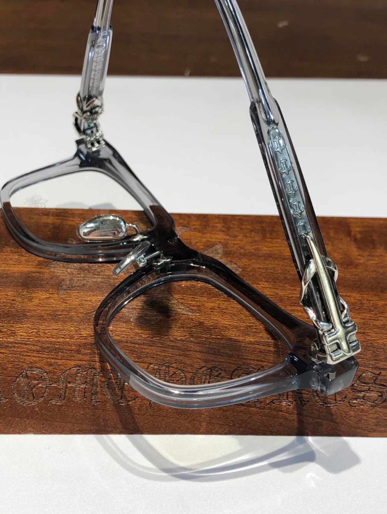 Chrome Hearts Cool Grey & silver frames