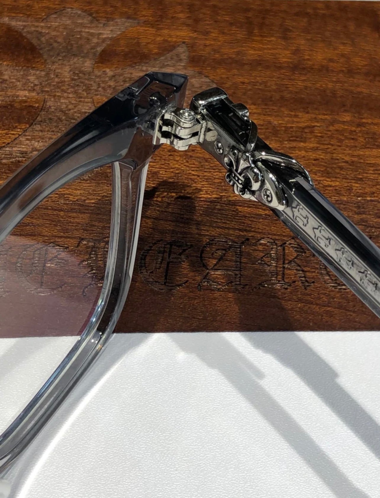 Chrome Hearts Cool Grey & silver frames