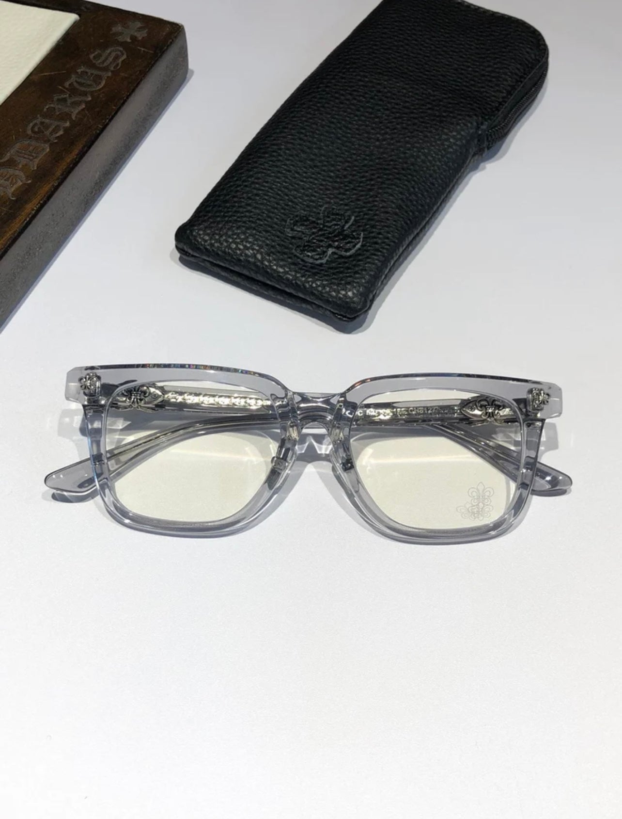 Chrome Hearts Cool Grey & silver frames