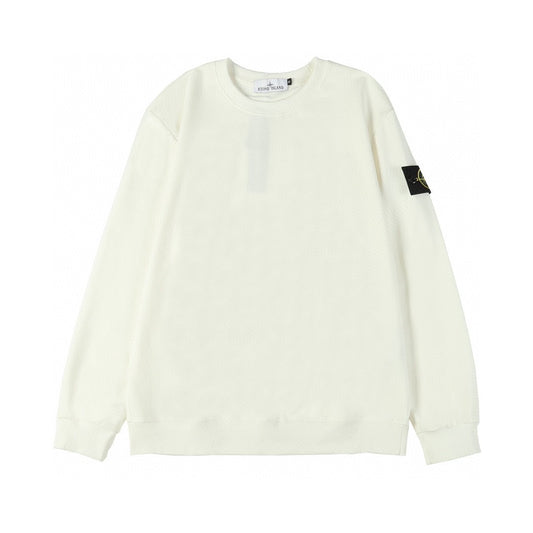 STONE ISLAND - White Crewneck