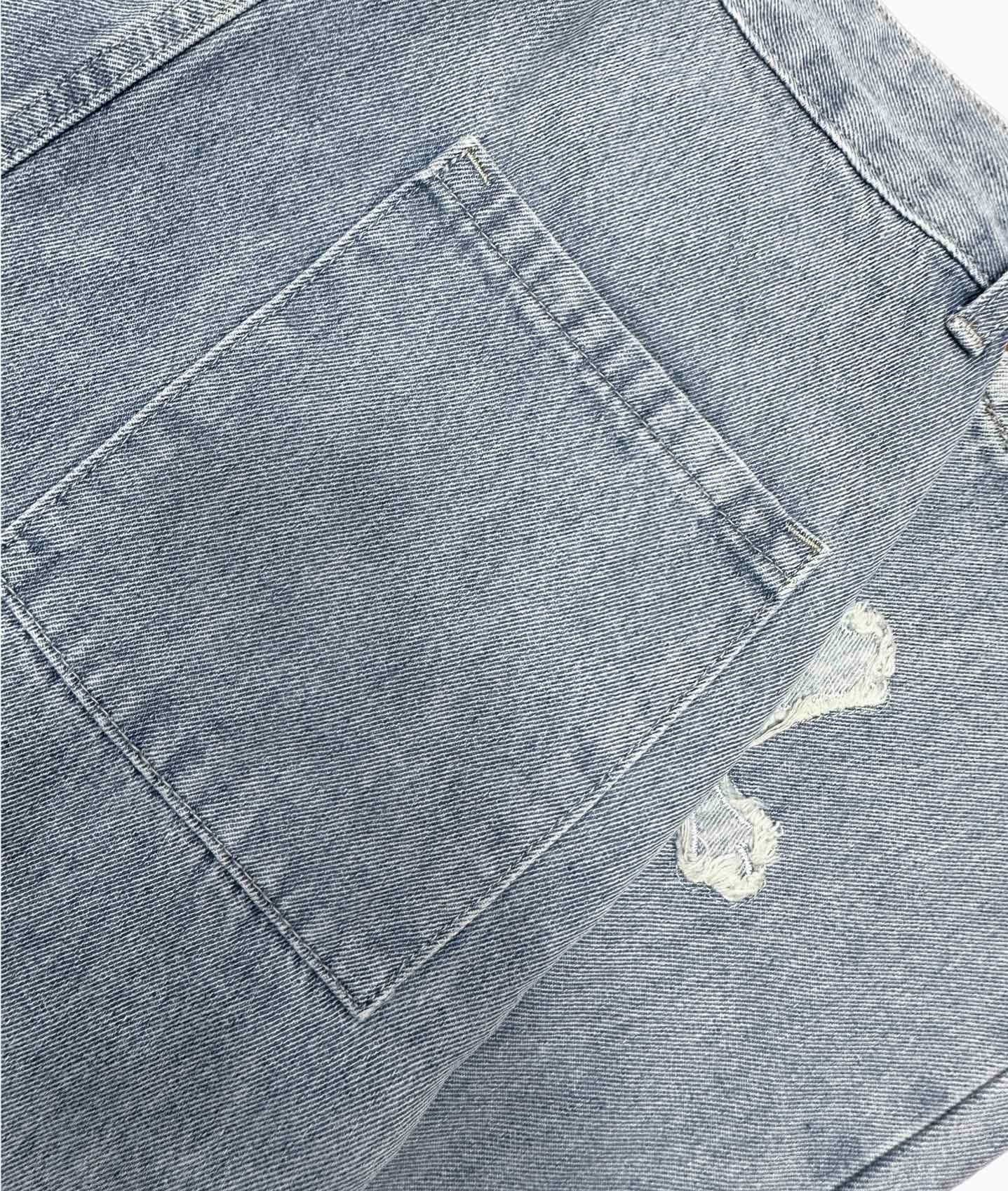 Chrome Hearts Cross washed Blue Denim