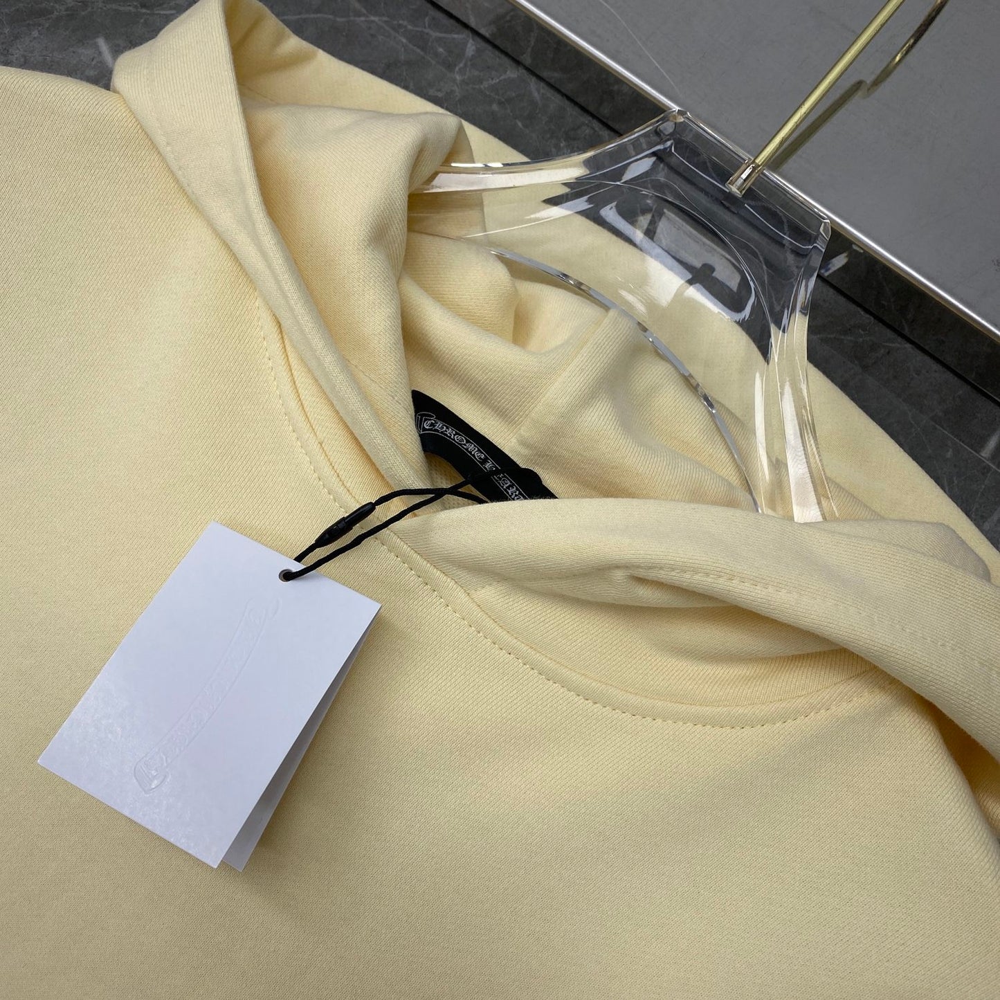 Chrome hearts Light Yellow CLB Hoodie