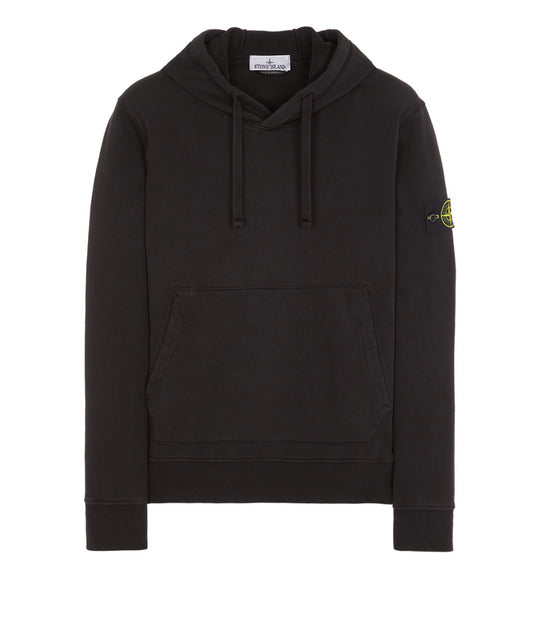 STONE ISLAND - Stone Island Logo Patch Drawstring Hoodie