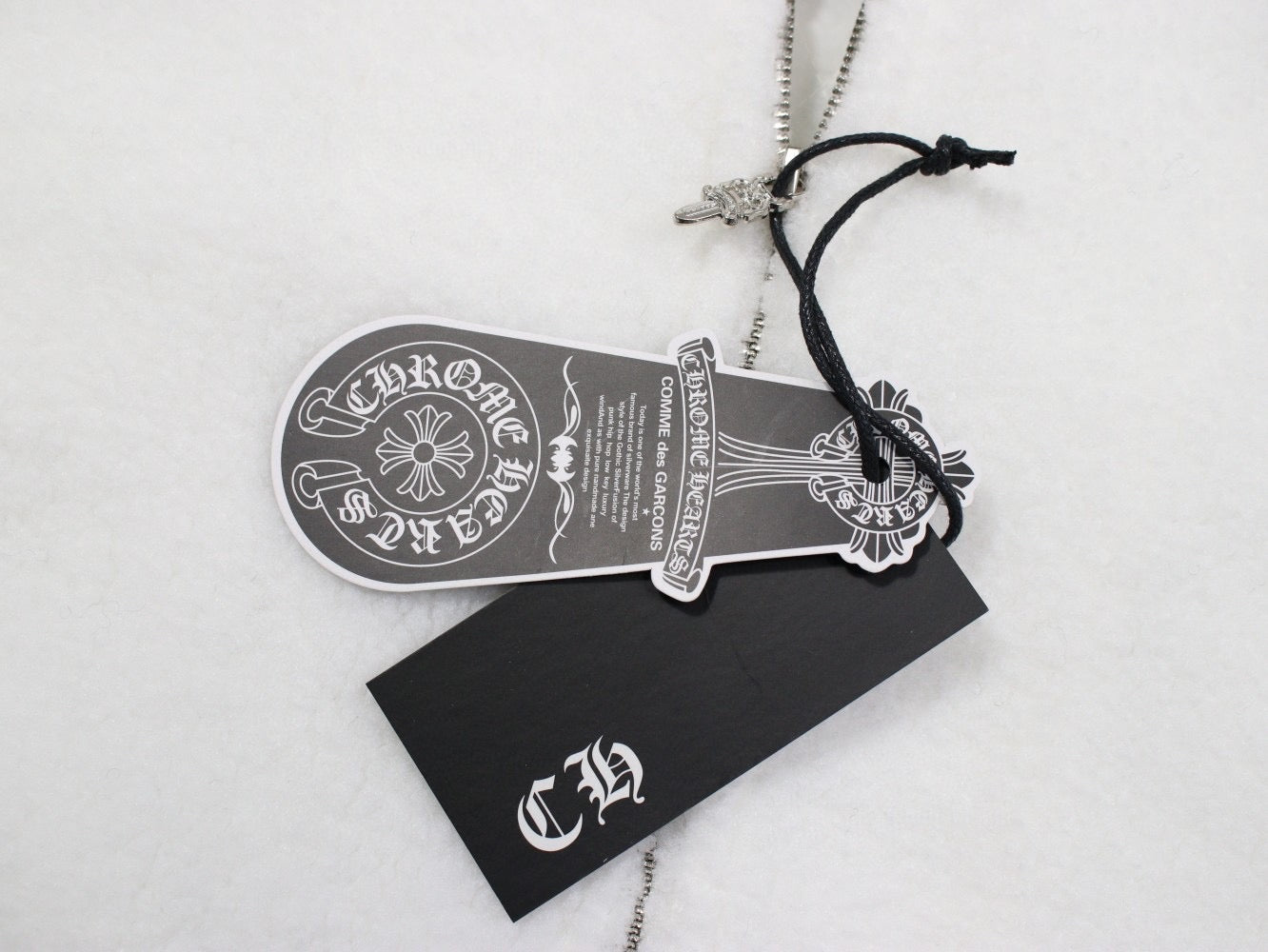 Chrome Hearts White Furr cross zipup