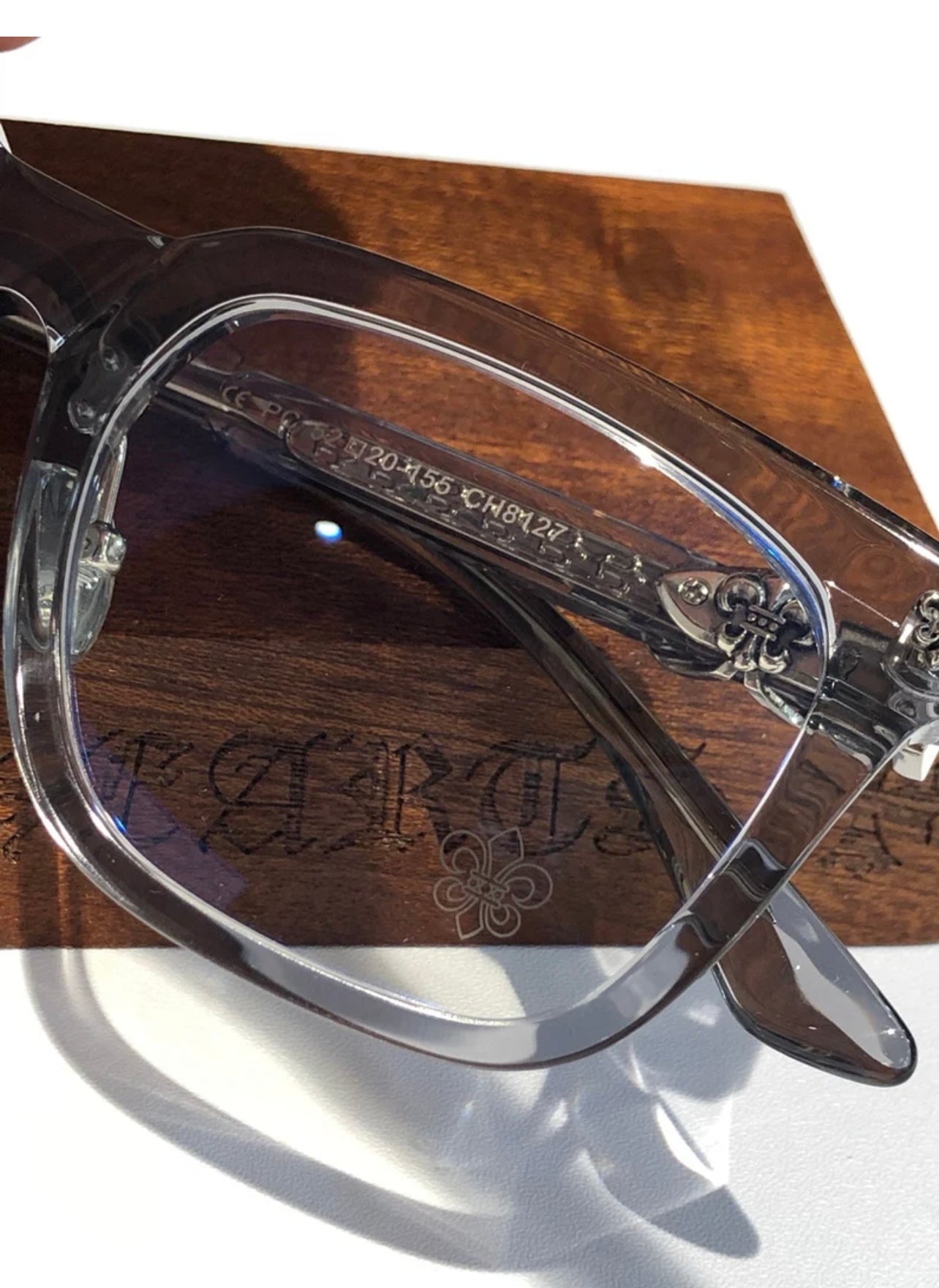 Chrome Hearts Cool Grey & silver frames