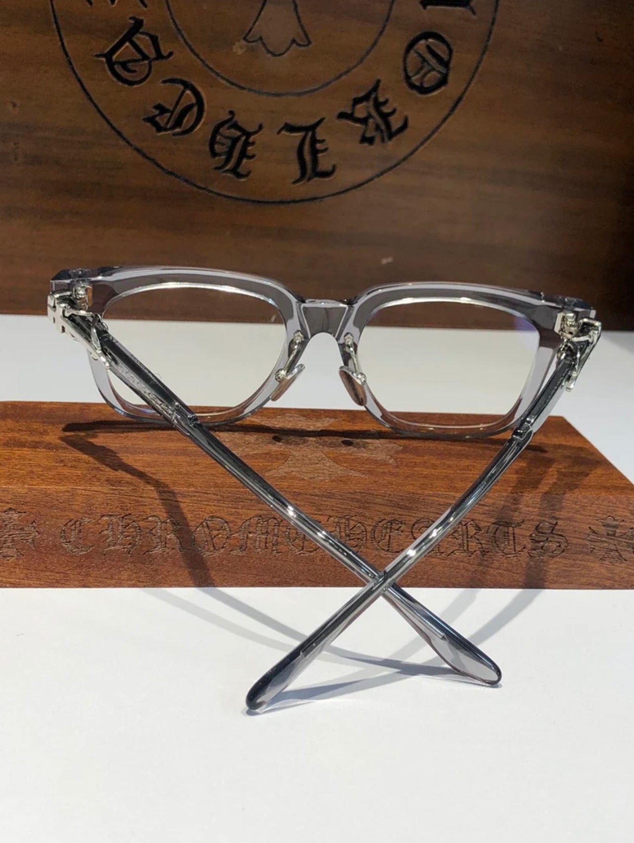 Chrome Hearts Cool Grey & silver frames