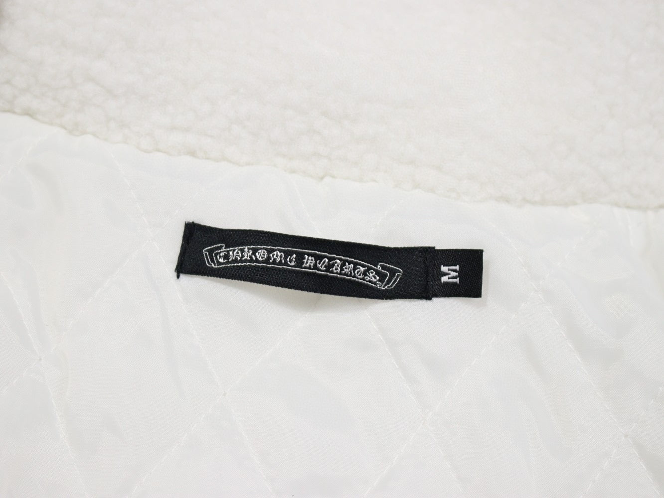 Chrome Hearts White Furr cross zipup