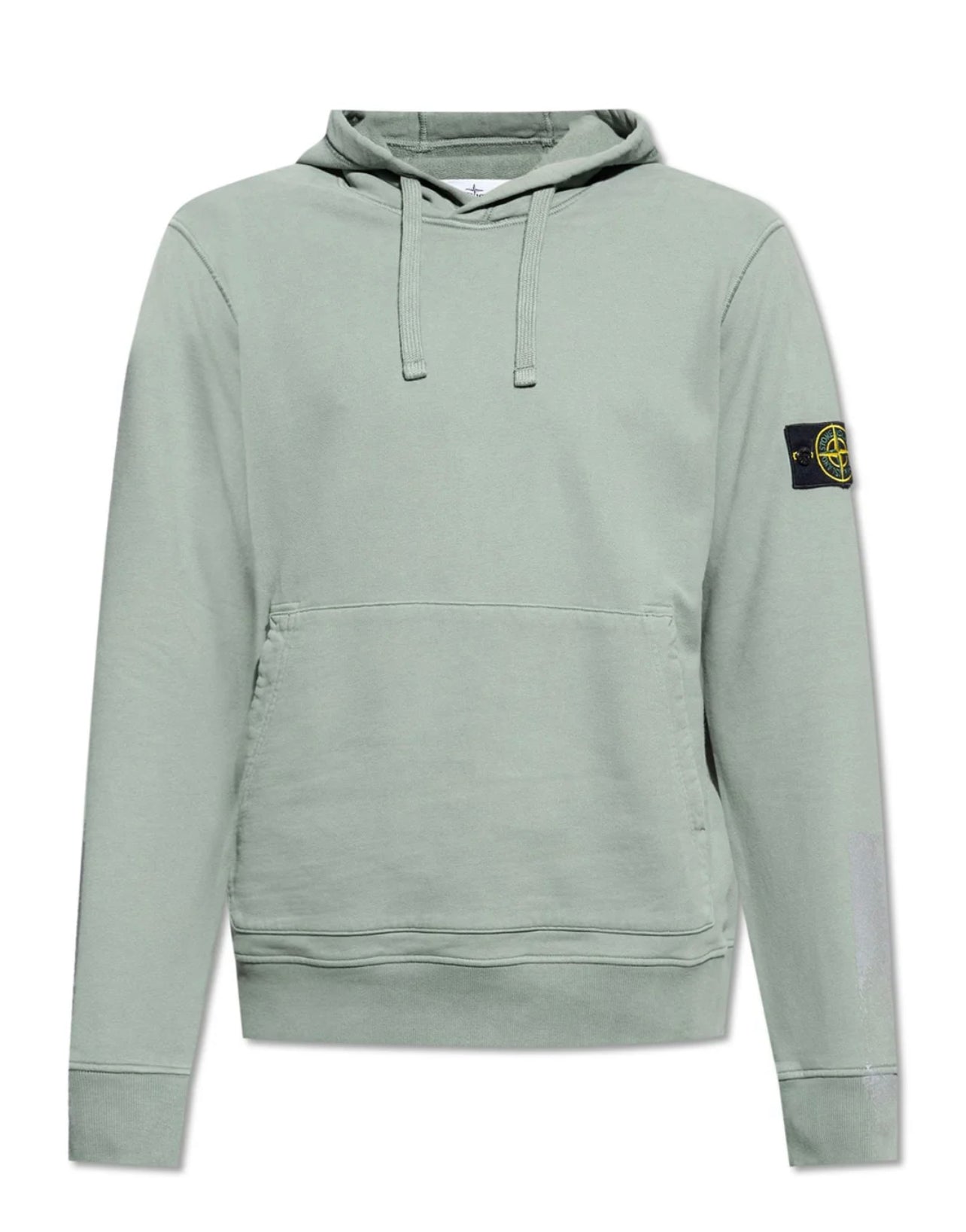 STONE ISLAND - Stone Island Logo Patch Drawstring Hoodie