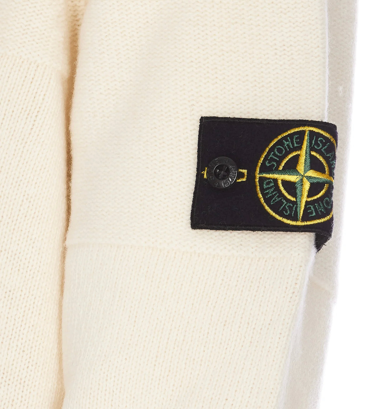 STONE ISLAND - Stone Island Logo Patch Knit Sweater