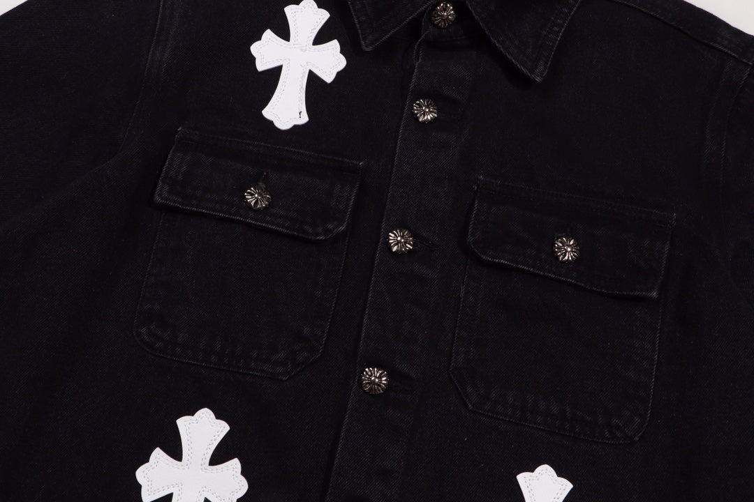 Chrome Hearts Patch Denim jacket