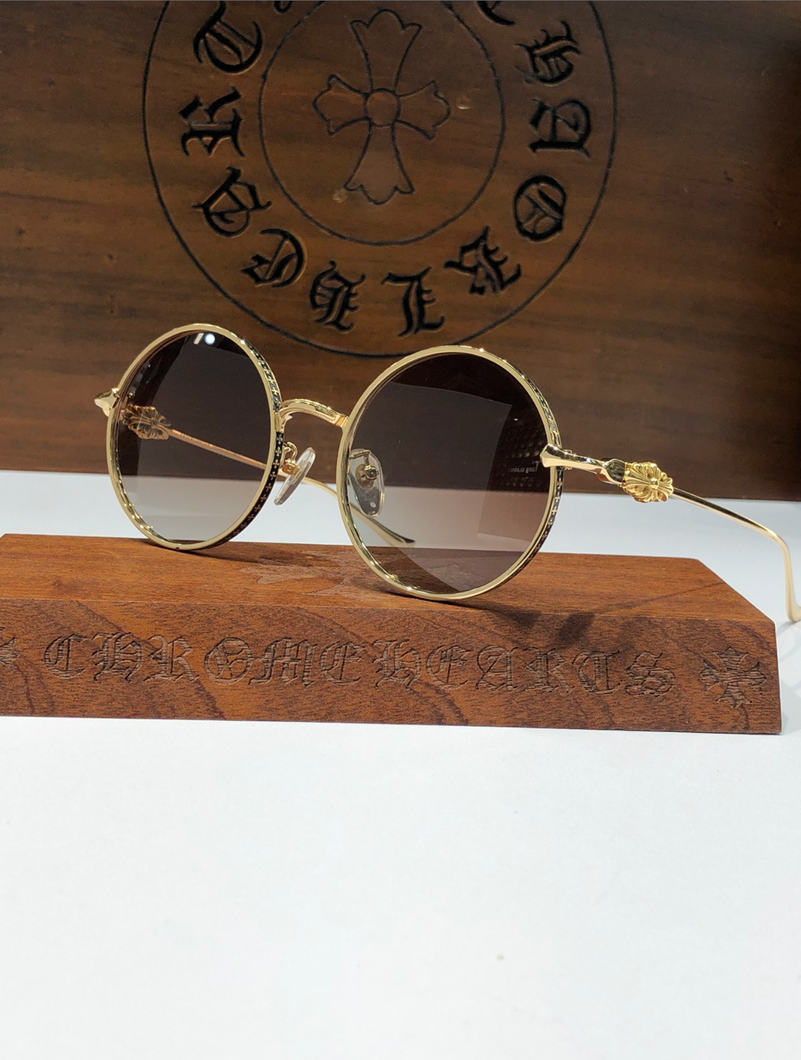 Chrome Hearts Dual Monocle Frames