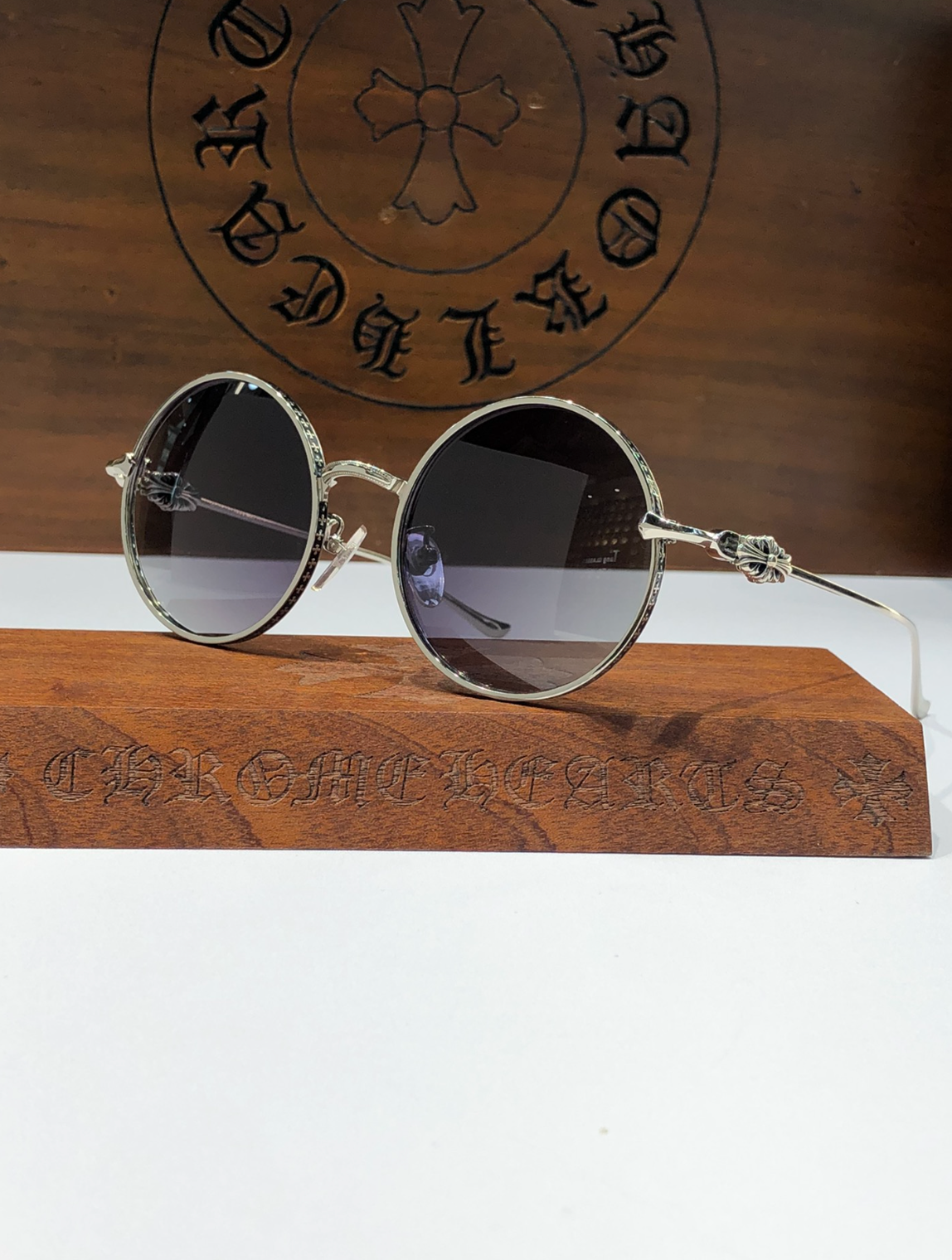 Chrome Hearts Dual Monocle Frames