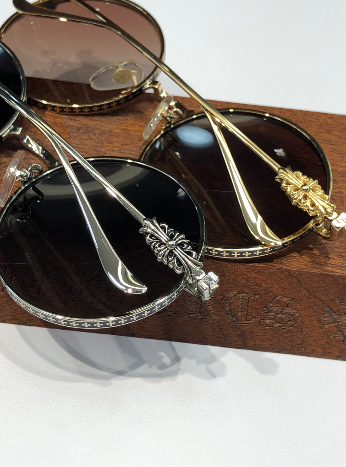 Chrome Hearts Dual Monocle Frames