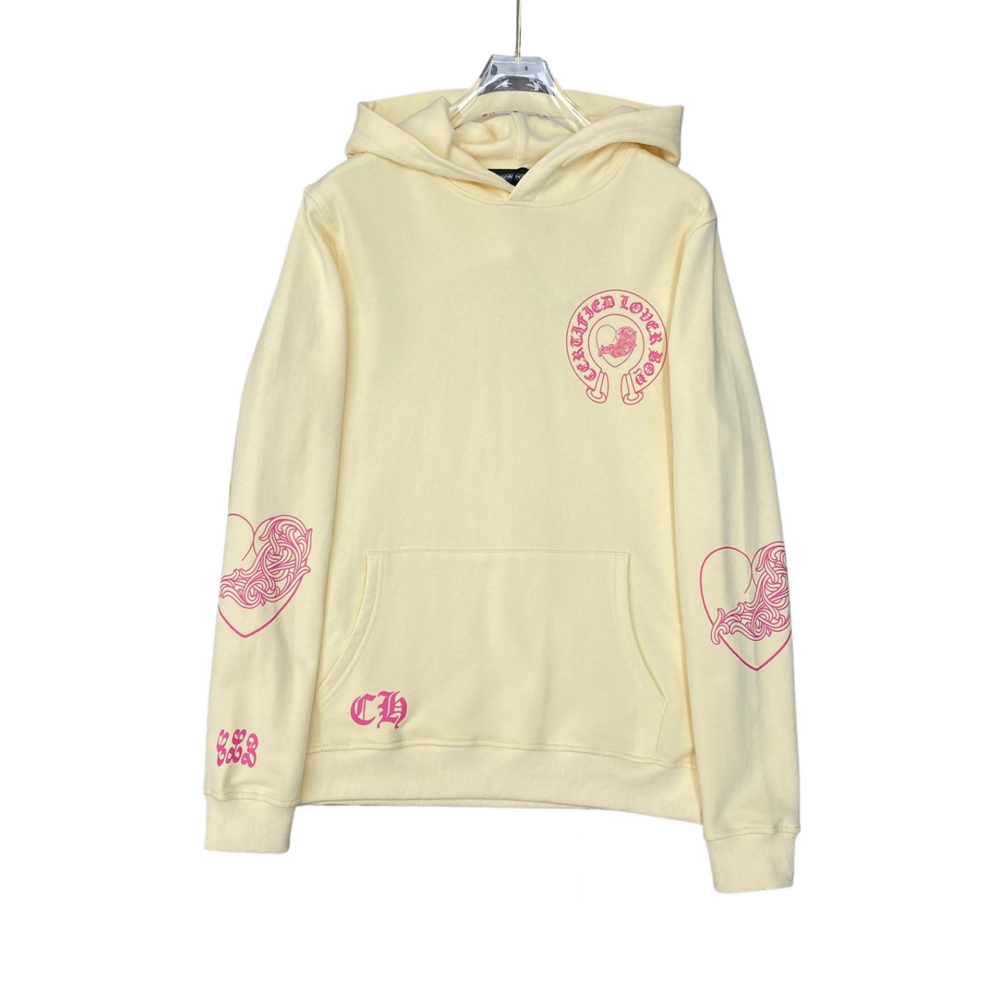 Chrome hearts Light Yellow CLB Hoodie